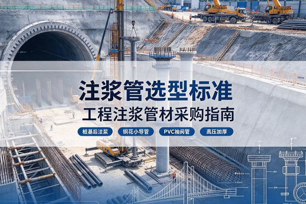 云阳注浆管选型标准
