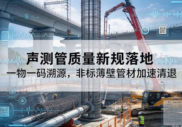 云阳声测管质量新规落地，一物一码溯源，非标薄壁管材加速清退